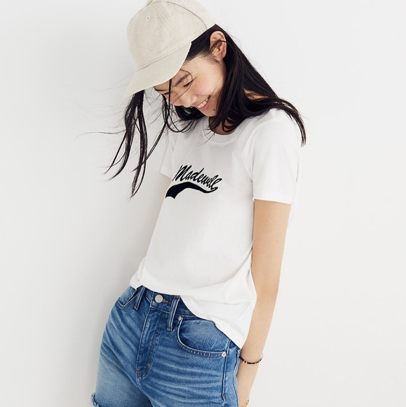 Madewell Radio Boxy White Tee Size XXS - Picture 3 of 7